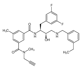 N1-{(1S,2R)-1-(3,5-difluorobenzyl)-3-[(3-ethylbenzyl)amino]-2-hydroxypropyl}-N3,5-dimethyl-N3-prop-2-ynylisophthalamide CAS:388066-98-6 manufacturer & supplier