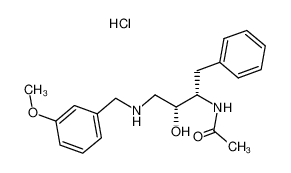 N-{(1S,2R)-1-benzyl-2-hydroxy-3-[(3-methoxybenzyl)amino]propyl}acetamide hydrochloride CAS:388071-64-5 manufacturer & supplier