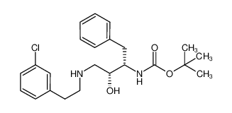 1,1-dimethylethyl [(1S,2R)-2-hydroxy-3-({2-[3-chlorophenyl]ethyl}amino)-1-(phenylmethyl)-propyl]-carbamate CAS:388073-53-8 manufacturer & supplier