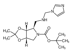 tert-butyl (3aR,4R,6aS)-4-((((1H-imidazol-1-yl)methyl)amino)methyl)-2,2-dimethyltetrahydro-5H-[1,3]dioxolo[4,5-c]pyrrole-5-carboxylate CAS:388076-83-3 manufacturer & supplier