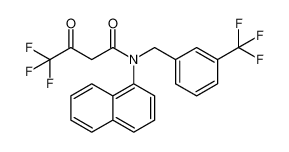 4,4,4-trifluoro-N-(naphthalen-1-yl)-3-oxo-N-(3-(trifluoromethyl)benzyl)butanamide CAS:388081-21-8 manufacturer & supplier