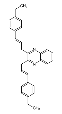 2,3-bis[3-(4-ethylphenyl)prop-2-enyl]quinoxaline CAS:388092-92-0 manufacturer & supplier