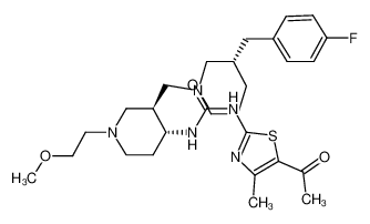 1-(5-acetyl-4-methyl-thiazol-2-yl)-3-{(3R,4R)-3-[(S)-3-(4-fluoro-benzyl)-piperidin-1-ylmethyl]-1-(2-methoxy-ethyl)-piperidin-4-yl}-urea CAS:388100-26-3 manufacturer & supplier