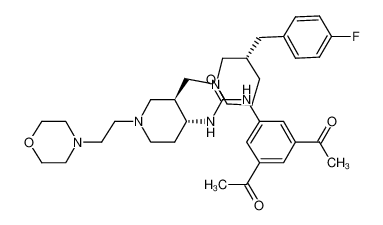 1-(3,5-diacetyl-phenyl)-3-[(3R,4R)-3-[(S)-3-(4-fluoro-benzyl)-piperidin-1-ylmethyl]-1-(2-morpholin-4-yl-ethyl)-piperidin-4-yl]-urea CAS:388103-98-8 manufacturer & supplier