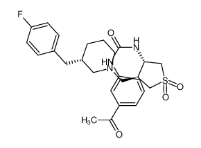 1-{(3S,4S)-4-[(S)-3-(4-fluorobenzyl)-piperidin-1-ylmethyl]-1,1-dioxo-tetrahydrothiophen-3-yl}-3-[3-acetylphenyl]-urea CAS:388104-86-7 manufacturer & supplier