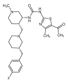 1-(5-acetyl-4-methyl-thiazol-2-yl)-3-{(3R,4S)-4-[(S)-3-(4-fluoro-benzyl)-piperidin-1-ylmethyl]-1-methyl-piperidin-3-yl}-urea CAS:388107-25-3 manufacturer & supplier