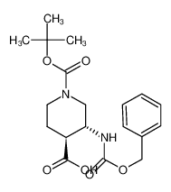 (3R,4S)-3-benzyloxycarbonylamino-piperidine-1,4-dicarboxylic acid 1-tert-butyl ester CAS:388108-78-9 manufacturer & supplier