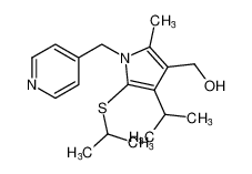 (4-isopropyl-5-(isopropylthio)-2-methyl-1-(pyridin-4-ylmethyl)-1H-pyrrol-3-yl)methanol CAS:388112-59-2 manufacturer & supplier