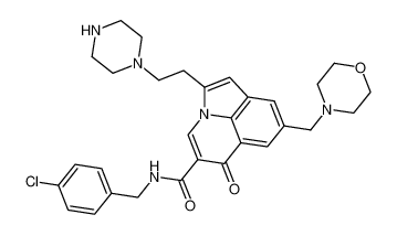 N-(4-chlorobenzyl)-8-(morpholinomethyl)-6-oxo-2-(2-(piperazin-1-yl)ethyl)-6H-pyrrolo[3,2,1-ij]quinoline-5-carboxamide CAS:388122-32-5 manufacturer & supplier