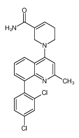 8-(2,4-dichlorophenyl)-4-(5-carbamoyl-1,2,3,6-tetrahydropyridin-1-yl)-2-methylquinoline CAS:388122-62-1 manufacturer & supplier