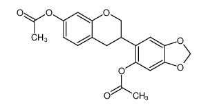 7-acetoxy-3-(6-acetoxy-benzo[1,3]dioxol-5-yl)-chroman CAS:38822-05-8 manufacturer & supplier