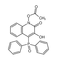 1-acetoxy-4-diphenylphosphinoyl-3-hydroxy-1H-quinolin-2-one CAS:38828-19-2 manufacturer & supplier