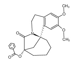 (9S,13aS)-2,3-dimethoxy-8-oxo-5,6,10,11,12,13-hexahydro-9,13a-methanoazocino[2,1-a]isoquinolin-9(8H)-yl benzoate CAS:38853-70-2 manufacturer & supplier