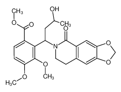 2-[3-hydroxy-1-(5-oxo-7,8-dihydro-5H-[1,3]dioxolo[4,5-g]isoquinolin-6-yl)-butyl]-3,4-dimethoxy-benzoic acid methyl ester CAS:38854-70-5 manufacturer & supplier