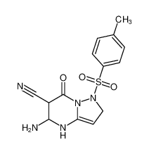 5-amino-7-oxo-1-tosyl-1,2,4,5,6,7-hexahydropyrazolo[1,5-a]pyrimidine-6-carbonitrile CAS:388564-68-9 manufacturer & supplier