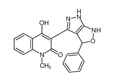 4-hydroxy-1-methyl-3-(3-phenyl-3,6-dihydro-1H-pyrazolo[3,4-c]isoxazol-4-yl)quinolin-2(1H)-one CAS:388569-53-7 manufacturer & supplier