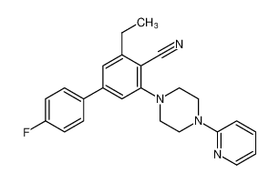 3-ethyl-4'-fluoro-5-(4-(pyridin-2-yl)piperazin-1-yl)-[1,1'-biphenyl]-4-carbonitrile CAS:388573-87-3 manufacturer & supplier