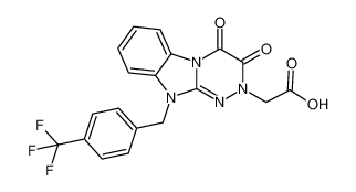 2-(3,4-dioxo-10-(4-(trifluoromethyl)benzyl)-3,4-dihydrobenzo[4,5]imidazo[2,1-c][1,2,4]triazin-2(10H)-yl)acetic acid CAS:388574-40-1 manufacturer & supplier