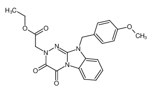 [10-(4-Methoxy-benzyl)-3,4-dioxo-3,4-dihydro-10H-benzo[4,5]imidazo[2,1-c][1,2,4]triazin-2-yl]-acetic acid ethyl ester CAS:388575-14-2 manufacturer & supplier