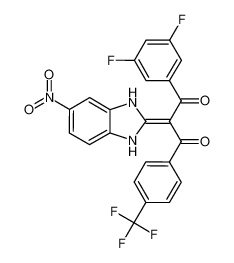 1-(3,5-difluorophenyl)-2-(5-nitro-1,3-dihydro-2H-benzo[d]imidazol-2-ylidene)-3-(4-(trifluoromethyl)phenyl)propane-1,3-dione CAS:388595-67-3 manufacturer & supplier