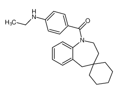 (2,3-dihydrospiro[benzo[b]azepine-4,1'-cyclohexan]-1(5H)-yl)(4-(ethylamino)phenyl)methanone CAS:388598-08-1 manufacturer & supplier