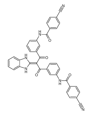 Benzamide,N,N'-[[2-(1,3-dihydro-2H-benzimidazol-2-ylidene)-1,3-dioxo-1,3-propanediyl]di-3,1-phenylene]bis[4-cyano- CAS:388600-11-1 manufacturer & supplier