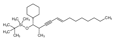 rel-tert-butyl(((1R,2S,E)-1-cyclohexyl-2-methyltridec-5-en-3-yn-1-yl)oxy)dimethylsilane CAS:388602-32-2 manufacturer & supplier