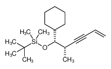 rel-tert-butyl(((1R,2S)-1-cyclohexyl-2-methylhex-5-en-3-yn-1-yl)oxy)dimethylsilane CAS:388602-33-3 manufacturer & supplier