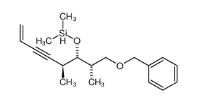 [(1S,2S)-1-((S)-2-Benzyloxy-1-methyl-ethyl)-2-methyl-hex-5-en-3-ynyloxy]-dimethyl-silane CAS:388602-43-5 manufacturer & supplier