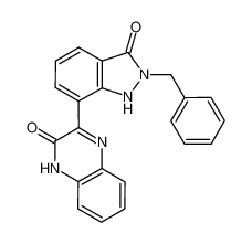 3-(2-benzyl-3-oxo-2,3-dihydro-1H-indazol-7-yl)quinoxalin-2(1H)-one CAS:388611-64-1 manufacturer & supplier