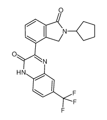 3-(2-cyclopentyl-1-oxoisoindolin-4-yl)-6-(trifluoromethyl)quinoxalin-2(1H)-one CAS:388612-09-7 manufacturer & supplier