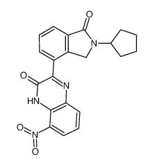 3-(2-cyclopentyl-1-oxoisoindolin-4-yl)-8-nitroquinoxalin-2(1H)-one CAS:388612-11-1 manufacturer & supplier