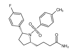 rel-4-((2R,5R)-5-(4-fluorophenyl)-1-tosylpyrrolidin-2-yl)butanamide CAS:388614-95-7 manufacturer & supplier