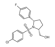 rel-((2R,5S)-1-((4-chlorophenyl)sulfonyl)-5-(4-fluorophenyl)pyrrolidin-2-yl)methanol CAS:388615-66-5 manufacturer & supplier