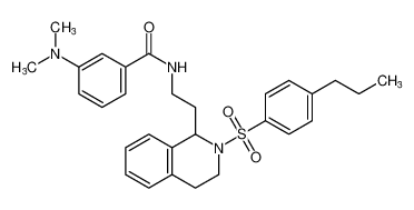 3-(dimethylamino)-N-(2-(2-((4-propylphenyl)sulfonyl)-1,2,3,4-tetrahydroisoquinolin-1-yl)ethyl)benzamide CAS:388625-91-0 manufacturer & supplier