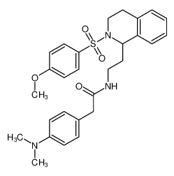 2-(4-(dimethylamino)phenyl)-N-(2-(2-((4-methoxyphenyl)sulfonyl)-1,2,3,4-tetrahydroisoquinolin-1-yl)ethyl)acetamide CAS:388629-18-3 manufacturer & supplier