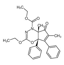 3-ethoxy-6,7a-dimethyl-7-oxo-4a,5-diphenyl-(4ar,7ac)-7,7a-dihydro-4aH-cyclopenta[1,3,4]oxadiazine-1-carboxylic acid ethyl ester CAS:38864-12-9 manufacturer & supplier