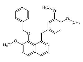 8-Benzyloxy-1-(3',4'-dimethoxybenzyl)-7-methoxyisoquinoline CAS:38868-55-2 manufacturer & supplier