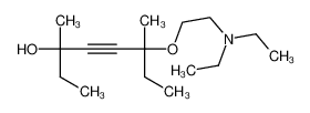 6-[2-(diethylamino)ethoxy]-3,6-dimethyloct-4-yn-3-ol CAS:38873-27-7 manufacturer & supplier