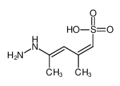 (1E,3Z)-4-hydrazinyl-2-methylpenta-1,3-diene-1-sulfonic acid CAS:38881-95-7 manufacturer & supplier