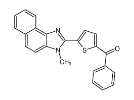 (5-(3-methyl-3H-naphtho[1,2-d]imidazol-2-yl)thiophen-2-yl)(phenyl)methanone CAS:389057-06-1 manufacturer & supplier