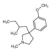 3-(3-Methoxy-phenyl)-1-methyl-3-(2-methyl-butyl)-pyrrolidine CAS:38906-30-8 manufacturer & supplier