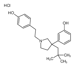 3-[3-(2,2-dimethylpropyl)-1-[2-(4-hydroxyphenyl)ethyl]pyrrolidin-3-yl]phenol,hydrochloride CAS:38906-55-7 manufacturer & supplier