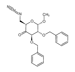 (2R,4R,5R,6S)-2-Azidomethyl-4,5-bis-benzyloxy-6-methoxy-dihydro-pyran-3-one CAS:389065-64-9 manufacturer & supplier