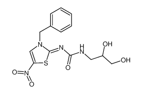 (3-benzyl-5-nitro-3H-thiazol-2-ylidene)-(2,3-dihydroxy-propyl)-urea CAS:38908-61-1 manufacturer & supplier