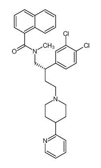 (S)-N-(2-(3,4-dichlorophenyl)-4-(4-(pyridin-2-yl)piperidin-1-yl)butyl)-N-methyl-1-naphthamide CAS:389086-59-3 manufacturer & supplier