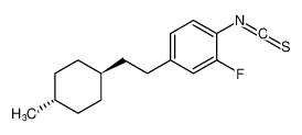 2-fluoro-1-isothiocyanato-4-(2-((1r,4s)-4-methylcyclohexyl)ethyl)benzene CAS:389088-76-0 manufacturer & supplier