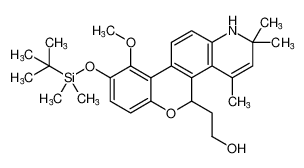 2-(9-((tert-butyldimethylsilyl)oxy)-10-methoxy-2,2,4-trimethyl-2,5-dihydro-1H-chromeno[3,4-f]quinolin-5-yl)ethan-1-ol CAS:389090-79-3 manufacturer & supplier