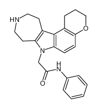 2-(1,2,3,8,9,10,11,12-octahydro-7H-azepino[4,5-b]pyrano[3,2-e]indol-7-yl)-N-phenylacetamide CAS:389115-44-0 manufacturer & supplier