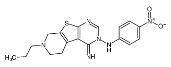 4-imino-N-(4-nitrophenyl)-7-propyl-5,6,7,8-tetrahydropyrido[4',3':4,5]thieno[2,3-d]pyrimidin-3(4H)-amine CAS:389117-83-3 manufacturer & supplier